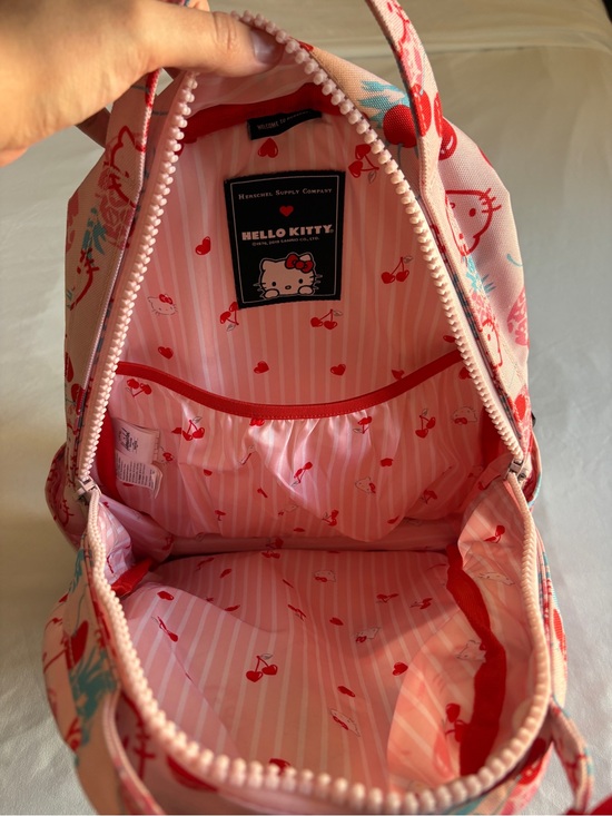Herschel Hello Kitty Pink Tropical Full Size Backpack Kawaii School Work Bag
